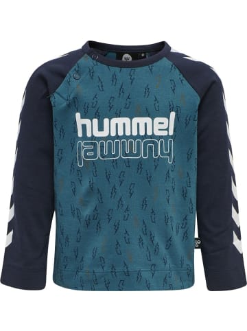 Hummel T-Shirt "Hmlthunder T-Shirt L/S" in Blau