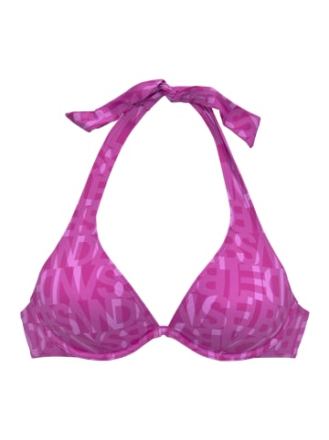 ELBSAND Bügel-Bikini-Top in fuchsia