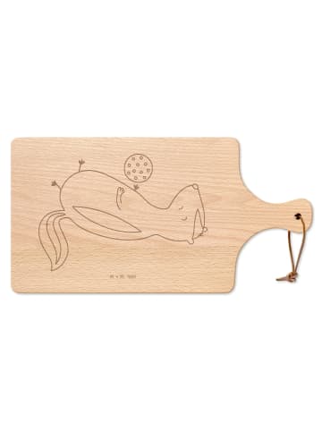 Mr. & Mrs. Panda Holzbrett Stinktier Ball ohne Spruch in Transparent