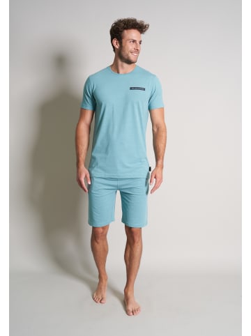 Tom Tailor Shorty in grün-hell-melange