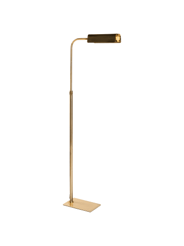Beliani Stehleuchte DERWENT in Gold - (W) 17 x (H) 121 x (L) 42 cm