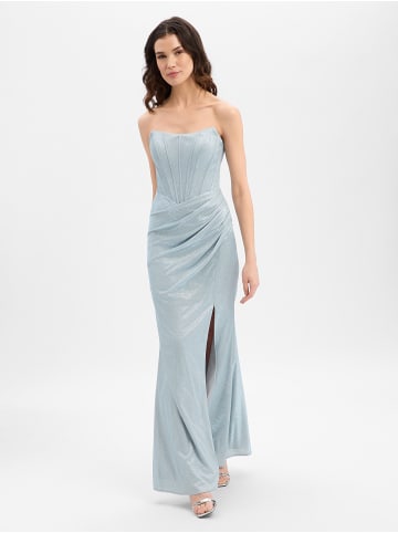 Unique Kleid in hellblau silber - 0003