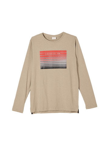 s.Oliver T-Shirt langarm in Beige