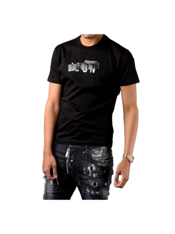 Dsquared2 Be Icon T-Shirt schwarz