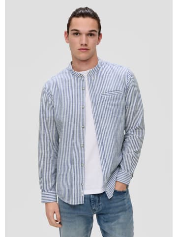 QS Hemd in 56G0_ozeanblau