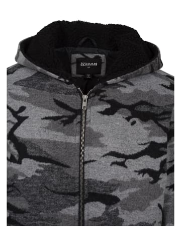 Urban Classics Urban Classics Herren Camo Zip Jacket in darkcamo
