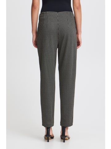 ICHI IHKATE HOUNDSTOOTH PA3 Regular fit in Black/grey houndstooth