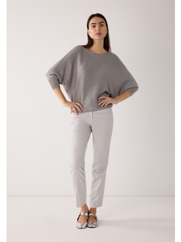 More & More Fledermauspullover mit Glanzeffekt in grey