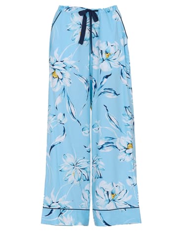 Cyberjammies Madelyn Wide Leg Pyjama Bottoms Nachtwäsche in blau