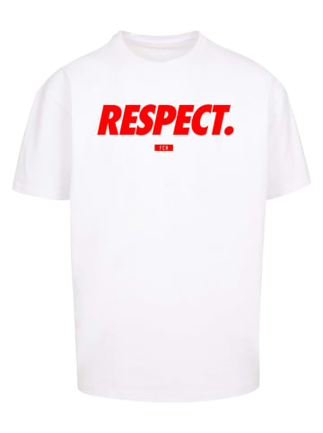 Mister Tee Mister Tee Herren Football's coming Home Respect Oversize Tee in white