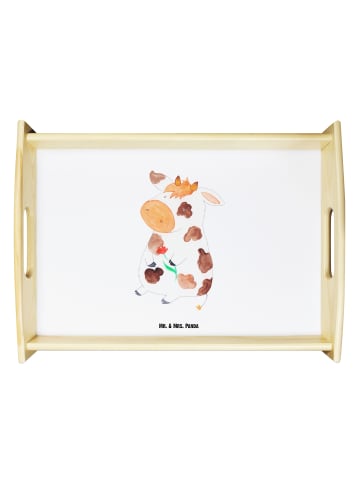 Mr. & Mrs. Panda kaffeetablett Kuh ohne Spruch in Weiß