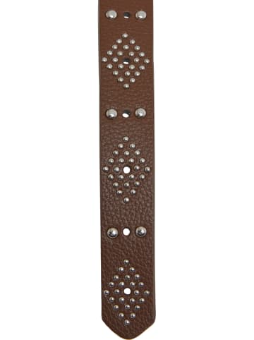 Urban Classics Urban Classics Ladies Rivet Belt in brown