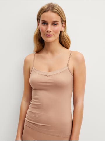 Calida Spaghetti-Top in timeless taupe