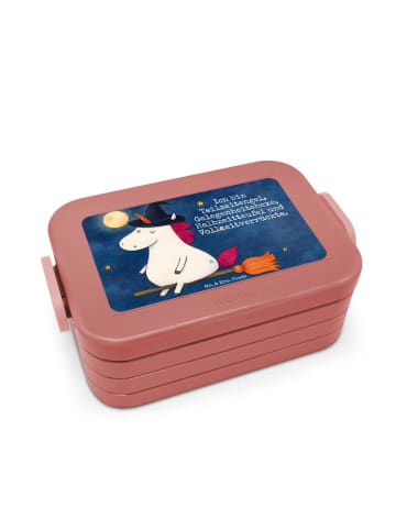 Mr. & Mrs. Panda Lebensmittelbehälter Einhorn Hexe Design mit Sp... in Rot Pastell