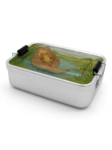 Mr. & Mrs. Panda Vesperbox Otter Kind Design ohne Spruch in Weiß