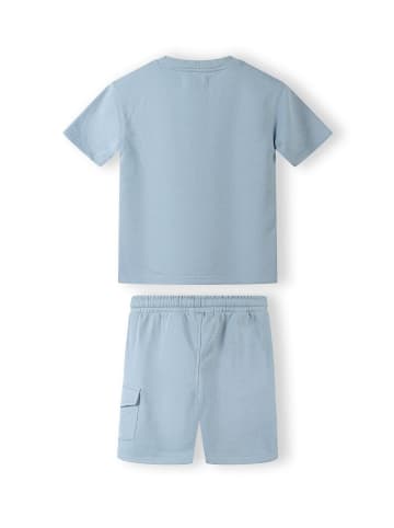 Minoti 2tlg. Set: T-Shirt & Shorts 17SET50B in hellblau