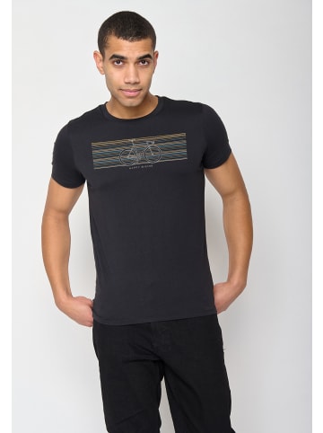 GreenBomb T-Shirt Bike Happy in Schwarz