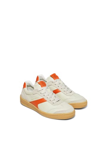 Marc O'Polo Sneaker in white/burnt orange