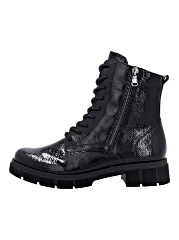 Stiefelette Schwarz Lack