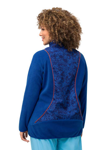 Ulla Popken Sweatjacke in jeans blau