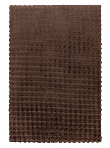 Lalee Teppich Harmony 825 in dark taupe - rechteckig