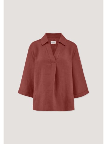 Hessnatur Bluse in terrakotta