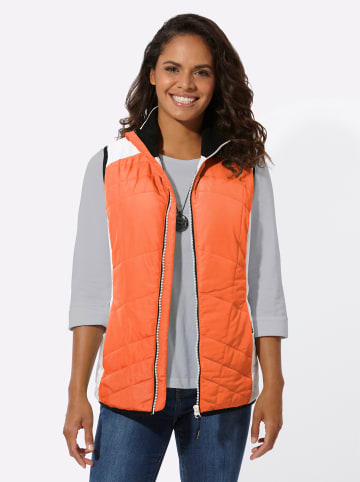 WITT WEIDEN Steppweste in orange-ecru