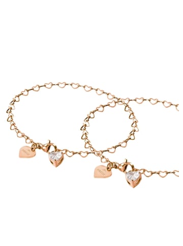 PURELEI Armband-Set Endless Love Rosegold