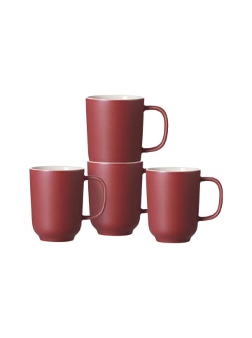 Ritzenhoff & Breker 4er Set Kaffeebecher Jasper 285 ml in Beere