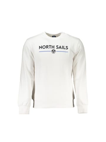 North Sails Weiß Baumwolle Herren Sweatshirt