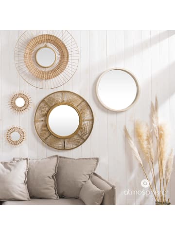 Atmosphera Créateur d'intérieur Boho-Spiegel in beige