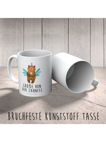 Mr. & Mrs. Panda Kaffeetasse Bär Zahnfee mit Spruch in Weiß