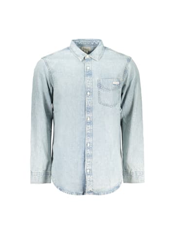 Calvin Klein Blau Baumwolle Herren Hemd