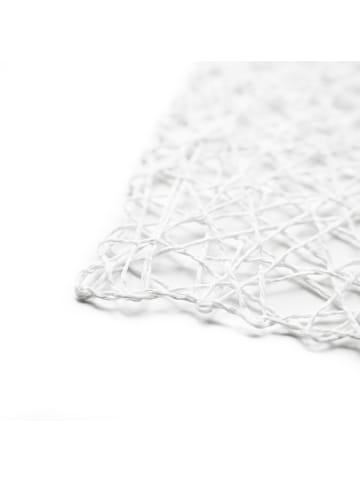 COFI 1453 Platzset 45 x 30 cm, Untersetzer in modernem Design in Weiß