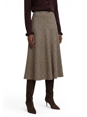 Zero  A-Linien-Rock mit Muster in Beige/Brown
