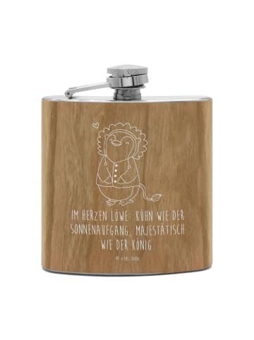Mr. & Mrs. Panda feldflasche Löwe Astrologie mit Spruch in Braun
