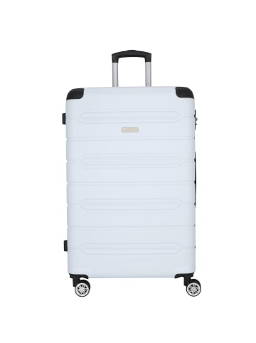 Nowi Rhodos 4 Rollen Trolley 75 cm in weiss-sz