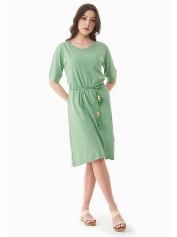 Organication Minikleid "WOR17415" in Matchagrün