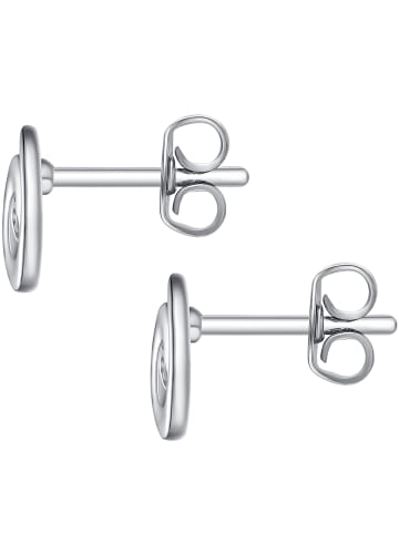 Lulu & Jane Diamant-Ohrstecker aus Sterling Silber mit Diamant in silber