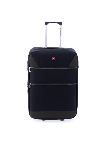 Gladiator 2100 2 Rollen Trolley 61 cm mit Dehnfalte black
