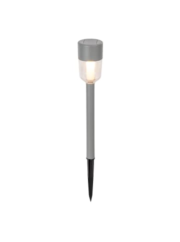 näve LED Solarleuchte "DOHA" in grau - (L)4.7 cm x (B)4.7 cm x (H)35.5 cm