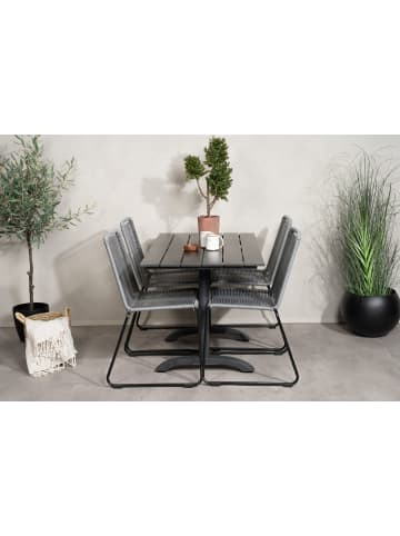 ebuy24 Esstisch Denver Schwarz 70 x 120 cm