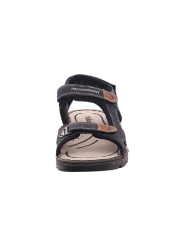 rieker Herrensandalette Trecking 21062,ozean/asphalt in  Blau