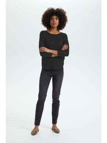 SAINT TROPEZ Strickpullover A2561, Casual fit in Black