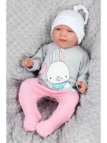TupTam Baby Mädchen Langarmshirt 5er Set in hellrosa