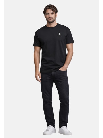 U.S. Polo Assn. U.S. POLO ASSN Herren T-Shirt P030 in Schwarz
