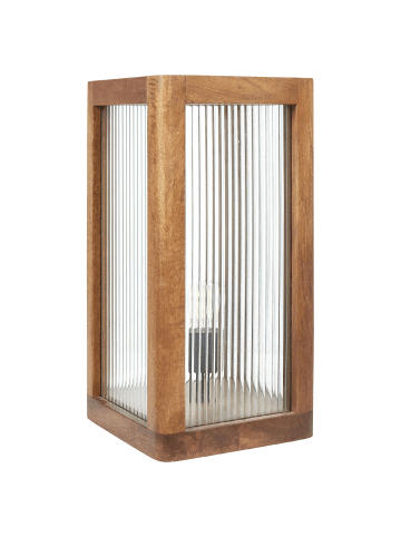Beliani Tischleuchten KOLIDAM in Braun - (W) 25 x (H) 50 x (L) 25 cm