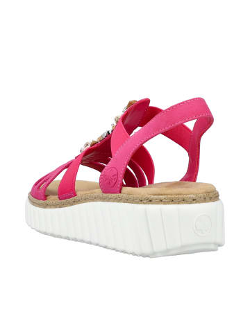 rieker Sandale Sandalette in pink