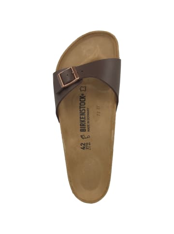 Birkenstock Pantolette Madrid Birko-Flor normal in braun