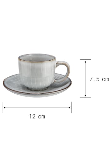 Butlers Espressotasse mit Untertasse HENLEY in Grau